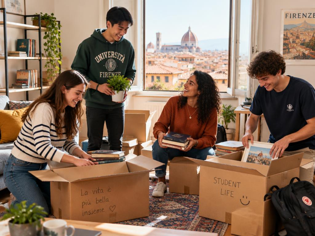 Installation dans un logement étudiant en Italie